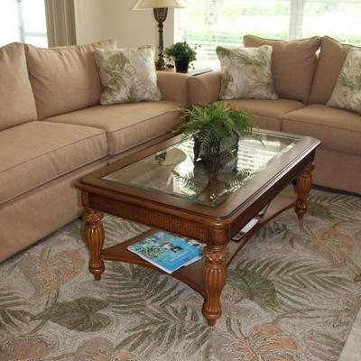 only coffee table for sale in picture