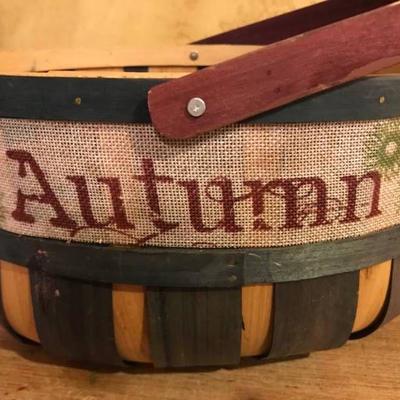 Autumn vegetable basket