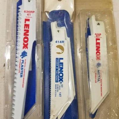 Lot of 3 Packages of Sawzall Blades