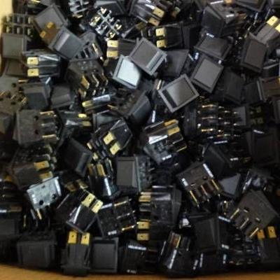 Box of electronic switches.