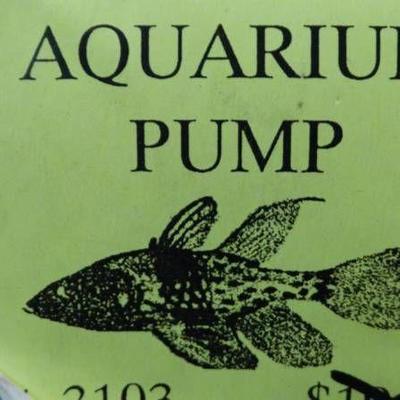 2 aquarium pumps.