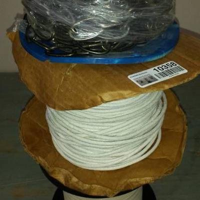 Spools of Wire and Chain