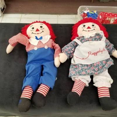 Raggedy Ann & Andy - Large Sized