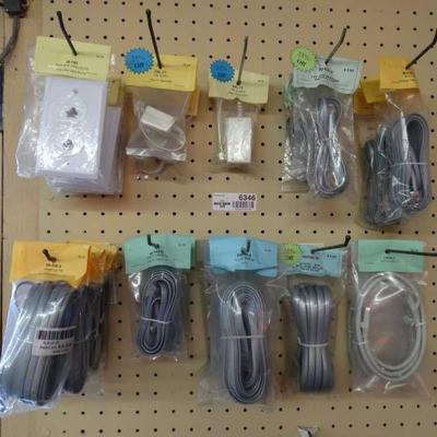 Lot of Duel 8p8c wall plates, DSL filters, 6p6c 7 ...