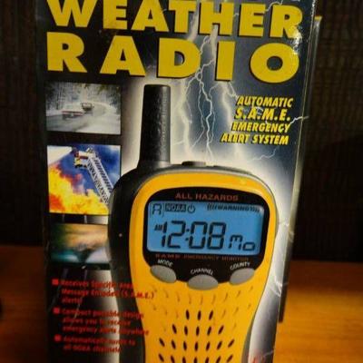 2- weather radio.