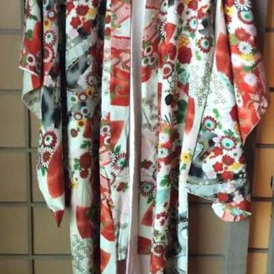 NOT056 Beautiful Vintage Silk Kimono #2