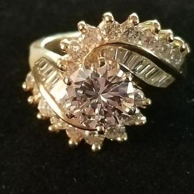 NOT118 Gorgeous 3.68 ct. Diamond Ring 14K