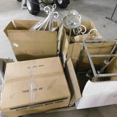 Lot of Misc Light Fixtures Used For Display