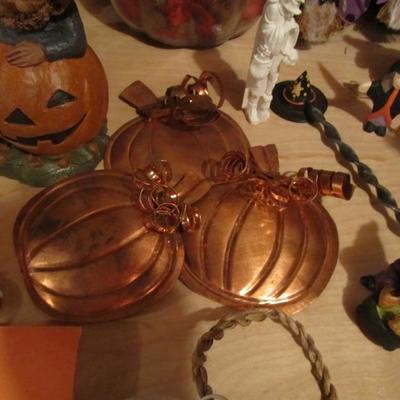 Copper pumpkins