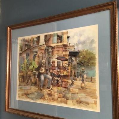 Street Vendor & Friends Share Dixe by Tommy Thompson Hand Signed Print KC030 Local Pickuphttps://www.ebay.com/itm/123509514987