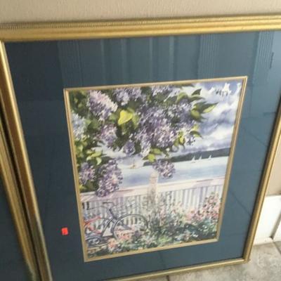 Framed Water Color Beach Front White Gate with Bike KC038 Local Pickuphttps://www.ebay.com/itm/113398500303