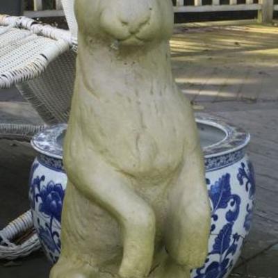Cement Bunny about 2.5 Feet KC066 Local Pickuphttps://www.ebay.com/itm/113398625890