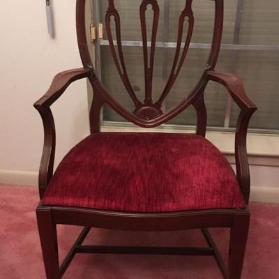 Duncan Phyfe 6 Dining Room Chairs RR1002 1 Captain and 5 normal https://www.ebay.com/itm/123503472071