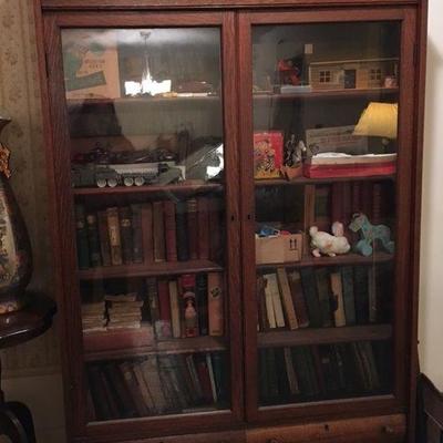 Antique Victorian Empire CLAW FOOT Lockable Bookcase 2 drawer RR1005 https://www.ebay.com/itm/123503477768