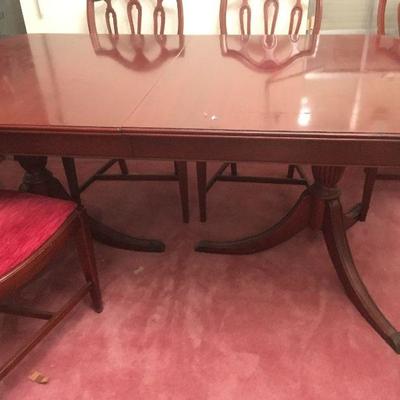 Duncan Phyfe Dining Room Table RR1001 with Custom Built Pads https://www.ebay.com/itm/123503470685