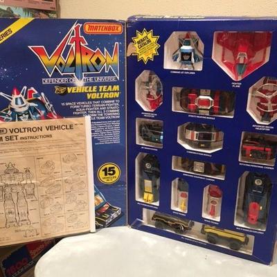 Voltron: 1985 Matchbox Voltron 15 Vehicle Team RR0502  https://www.ebay.com/itm/123503405332
