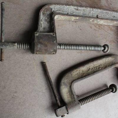 Lot of 2 C-Clamps