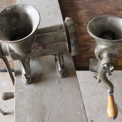 Lot of 2 Meat Grinders