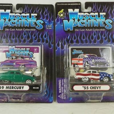 Lot of 2 Muscle Machines - Die Cast Collectible Ca ...