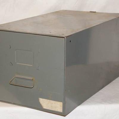 Vintage One Drawer, Regular Sized File Cabinet Box ...