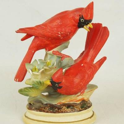Vintage TILSON Hand painted JAPAN Cardinals