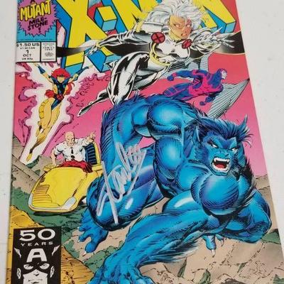 Stan Lee Autographed X-Men #1 Original Marvel Comi ...