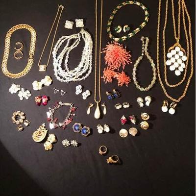 Necklaces & Clip Earrings