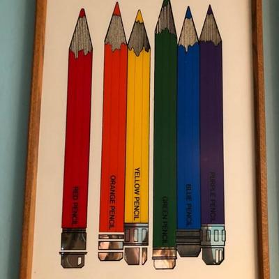 Colored Pencil Wall Art