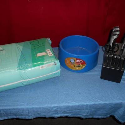 Disposable Bed Pads, Heated Water Bowl and Knife S ...