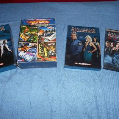 Battlestar Galactica and Hot Wheels DVD Set