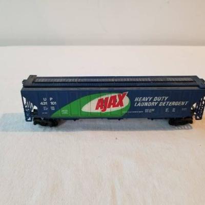 HO Scale Train Box Car AJAX Fully Functioning