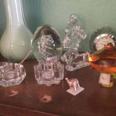 Cut Crystal Figurines 