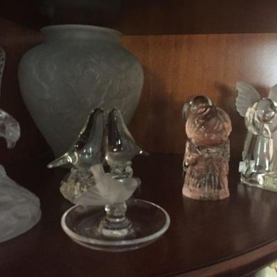 Crystal figurines 