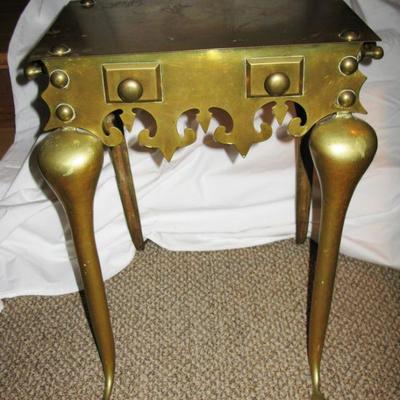 Brass Footman tables, there are 2 of these  BUY IT NOW   $ 165.00 each