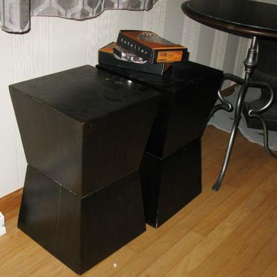 Black cube stands  BUY IT NOW $ 40.00 EACH