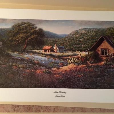 Blue Harmony
By Dennis Schmidt
LE; Signed; #898/970