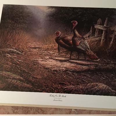 Turkey on the Rocks
By Dennis Schmidt
LE; Signed; #898/970