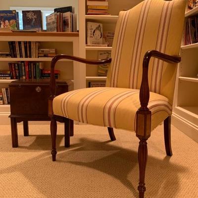 Exposed Armchair with Inlay