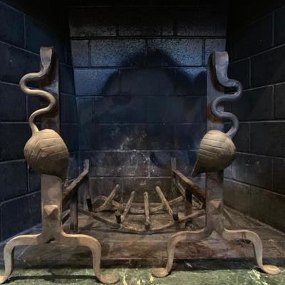 Hand Wrought Andirons