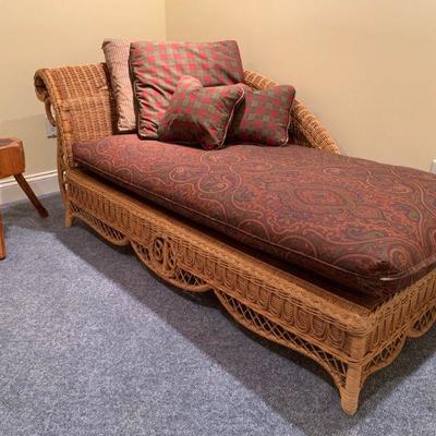 Wicker Chaise