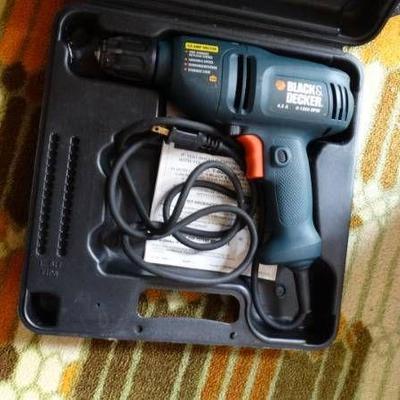 Black and decker drill.