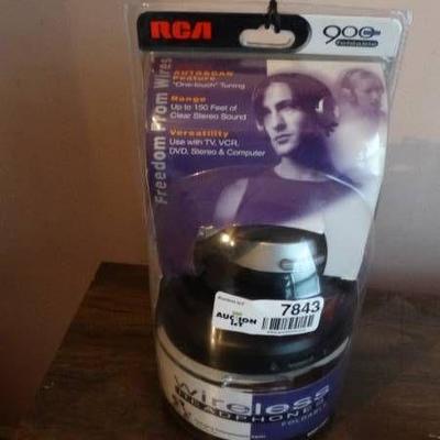 RCA wireless headphones.