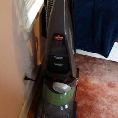 Bissel deep clean premier pet carpet cleaner.