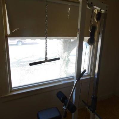 Tuff stuff exercise machine.