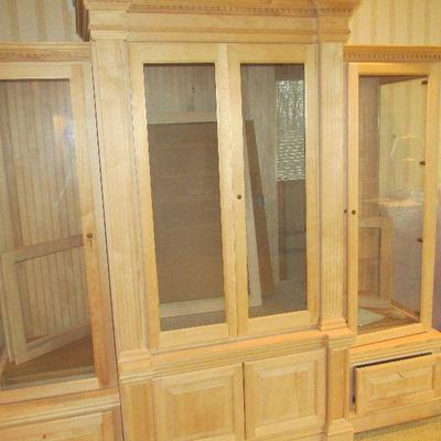 Handcrafted 3 piece cabinet
