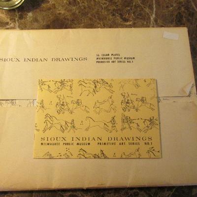 Rare Sioux Indian drawings