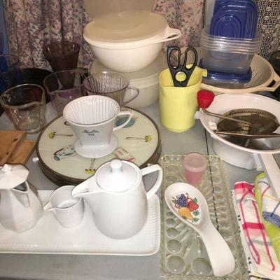 Melitta Porcelain coffee filter and Coffee serving set