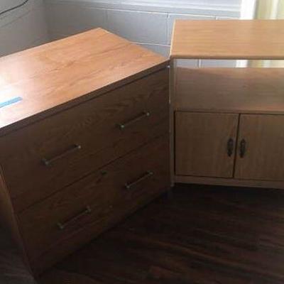 KHT010 Wooden File Cabinet & Cart