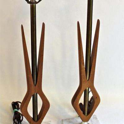 pair of Mid Century lamps
