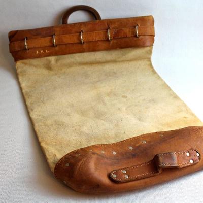 canvas & leather mail bag by C.A. Hoffman & Son, MFRS